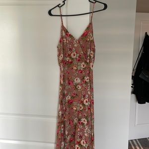 Lulus floral maxi dress